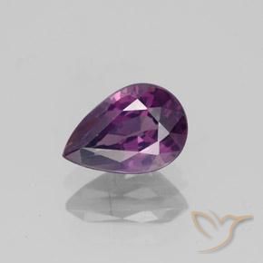 1.06ct طبيعي عنبى وردى الإسبنيل, شكل الكمثرى, SI