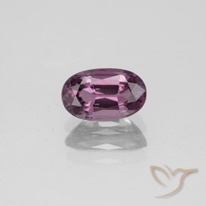 1.20ct طبيعي درجة لون الأحمر توت العليق الإسبنيل, بيضوي, VVS-VS
