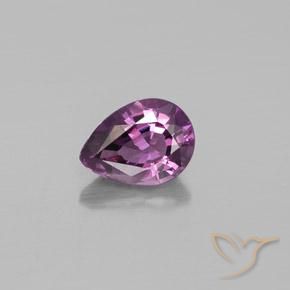 1.00ct طبيعي أرجوانى فاتح-متوسط الإسبنيل, شكل الكمثرى, قليلا جدا