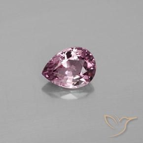 1.07ct طبيعي أرجوانى متوسط الإسبنيل, شكل الكمثرى, قليلا جدا