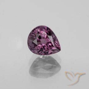 1.06ct طبيعي أرجواني غامق الإسبنيل, شكل الكمثرى, VVS-VS
