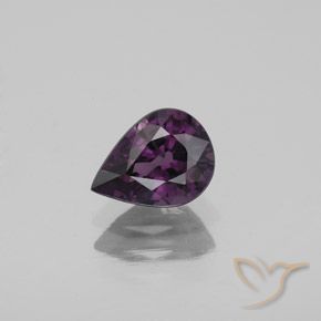 1.07ct طبيعي أرجوانى غامق الإسبنيل, شكل الكمثرى, VVS-VS