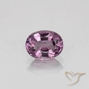 0.99ct طبيعي أرجوانى فاتح الإسبنيل, بيضوي, VVS