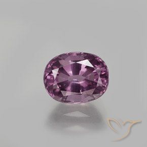 1.63ct طبيعي أرجوانى داكن-متوسط الإسبنيل, بيضوي, قليلا جدا, Photo A