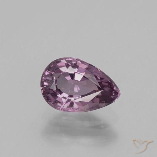 1.07ct طبيعي أرجوانى فاتح الإسبنيل, شكل الكمثرى, VVS-VS