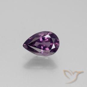 1.61ct طبيعي أرجوانى غامق الإسبنيل, شكل الكمثرى, قليلا جدا