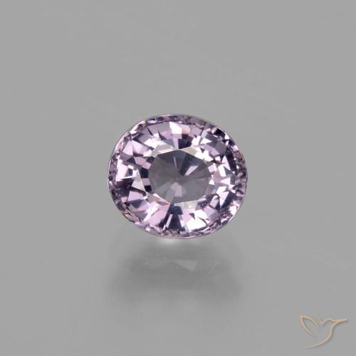 1.10ct طبيعي بنفسجى فاتح الإسبنيل, بيضوي, VVS-VS
