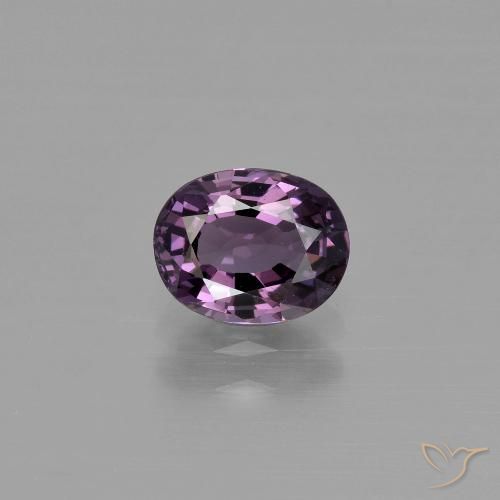 1.05ct طبيعي أرجوانى غامق الإسبنيل, بيضوي, VVS