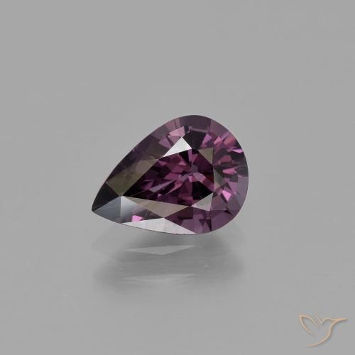 1.10ct طبيعي أرجواني غامق الإسبنيل, شكل الكمثرى, VVS