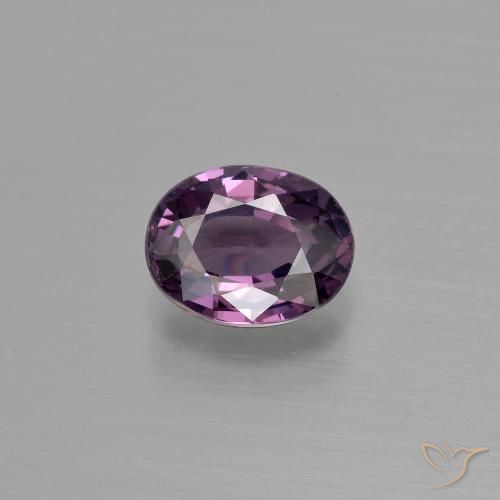 1.17ct طبيعي أرجواني غامق الإسبنيل, بيضوي, VVS