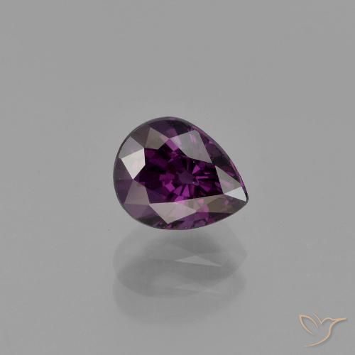 1.05ct طبيعي أرجوانى غامق الإسبنيل, شكل الكمثرى, VVS-VS