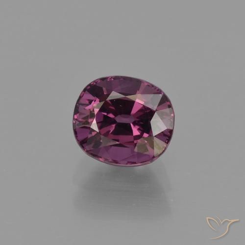 1.23ct طبيعي أرجواني غامق الإسبنيل, بيضوي, قليلا جدا
