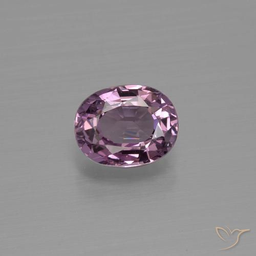 1.16ct طبيعي أرجوانى متوسط الإسبنيل, بيضوي, قليلا جدا