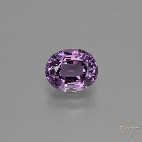 1.06ct طبيعي أرجوانى وردى الإسبنيل, بيضوي, قليلا جدا