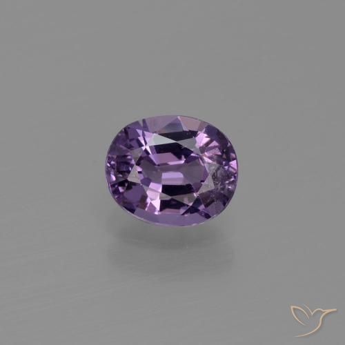 1.05ct طبيعي بنفسجى غامق الإسبنيل, بيضوي, VS-SI