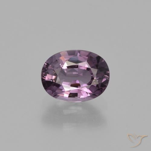 1.14ct طبيعي بنفسجى غامق الإسبنيل, بيضوي, قليلا جدا