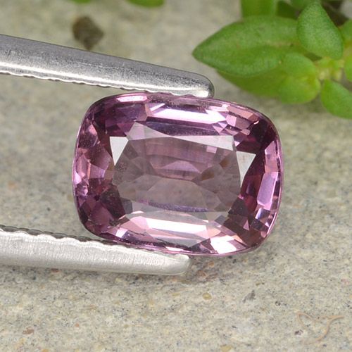 1.21ct طبيعي أرجوانى داكن-متوسط الإسبنيل, وسادة, VVS-VS