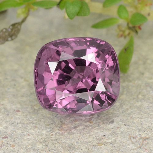 1.26ct طبيعي أرجوانى متوسط الإسبنيل, وسادة, VVS-VS