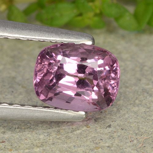 0.98ct طبيعي أرجوانى فاتح الإسبنيل, وسادة, VVS-VS