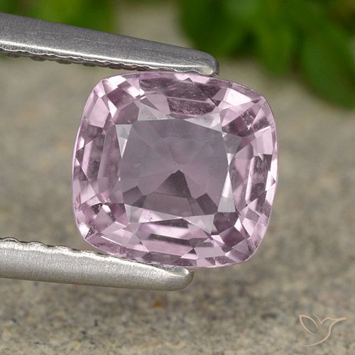 1.39ct طبيعي أرجوانى وردى فاتح جدا الإسبنيل, وسادة, قليلا جدا