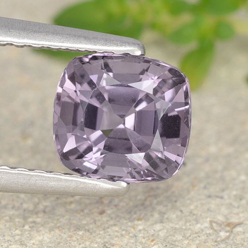 1.39ct طبيعي بنفسجى رمادى الإسبنيل, وسادة, VVS