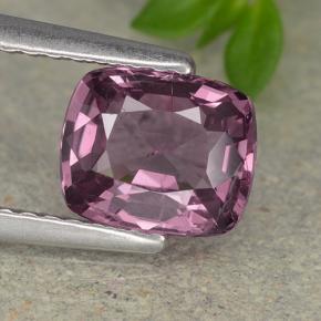 الإسبنيل أرجوانى فاتح طبيعي، قطع وسادة، 1.27 قيراط، قليلا جدا