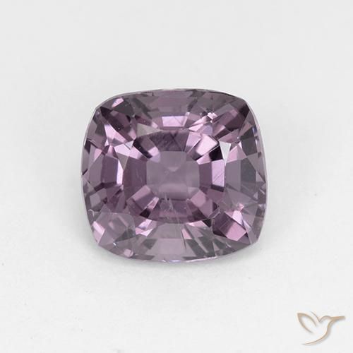 1.56ct طبيعي أرجوانى رمادى الإسبنيل, وسادة, قليلا جدا
