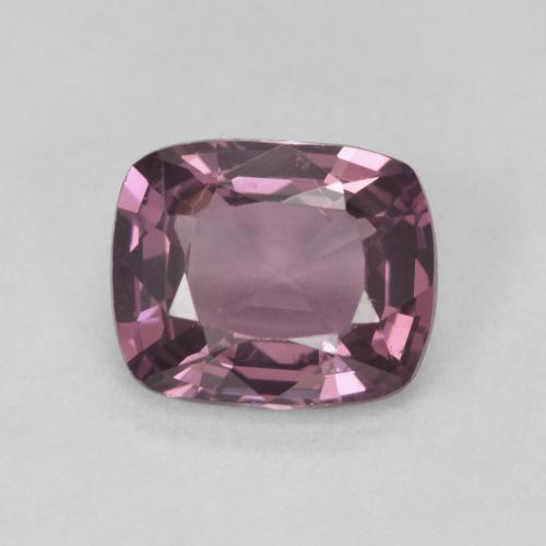 سبينيل طبيعي بلون Medium Dark-Purple، وزن ‎1.58‎ قيراط، شكل قطع وسادة، مقاس ‎7.8x6.4‎ مم