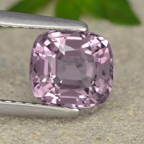 الإسبنيل أرجوانى متوسط طبيعي، قطع وسادة، 1.60 قيراط، VVS-VS