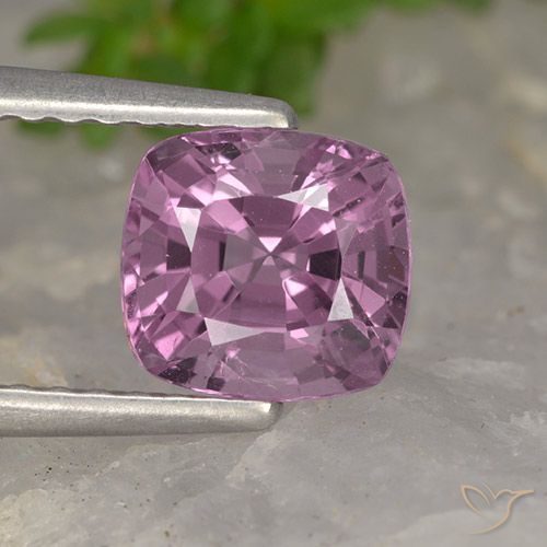 1.25ct طبيعي أرجوانى متوسط الإسبنيل, وسادة, VVS