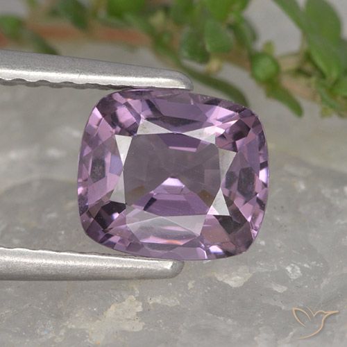 1.26ct طبيعي بنفسجى رمادى فاتح الإسبنيل, وسادة, VVS