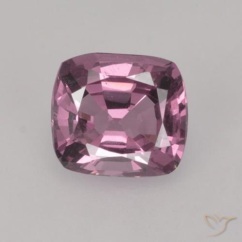 0.87ct طبيعي أرجوانى فاتح الإسبنيل, وسادة, قليلا جدا