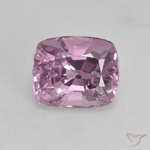 1.55ct طبيعي بنفسجى وردى فاتح الإسبنيل, وسادة, قليلا جدا