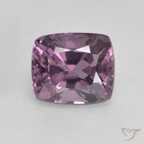1.54ct طبيعي بنفسجى داكن-متوسط الإسبنيل, وسادة, VVS-VS