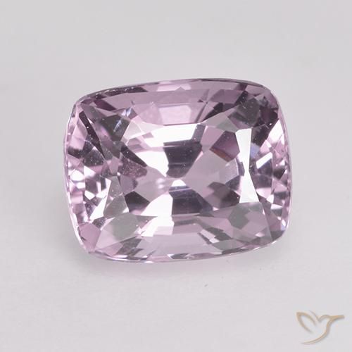 1.42ct طبيعي أرجوانى عنبى فاتح جدا الإسبنيل, وسادة, VVS-VS