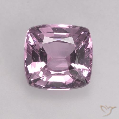 1.51ct طبيعي بنفسجى رمادى فاتح الإسبنيل, وسادة, قليلا جدا