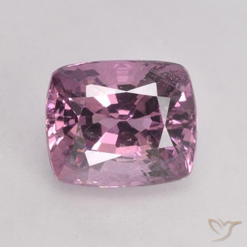 1.64ct طبيعي خزامى غامق الإسبنيل, وسادة, قليلا جدا