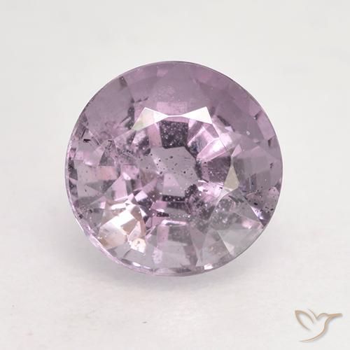 0.60ct طبيعي أرجوانى فاتح الإسبنيل, دائري, قليلا جدا, Photo A