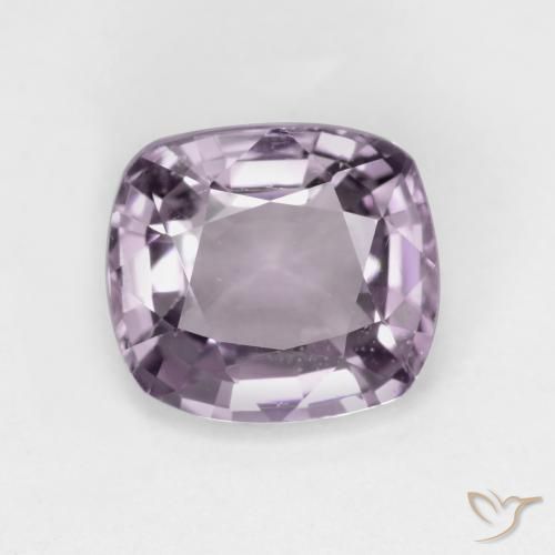 1.24ct طبيعي أرجوانى النبيذ فاتح الإسبنيل, وسادة, قليلا جدا