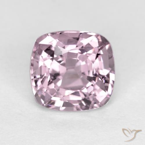 1.24ct طبيعي أرجوانى فاتح جدا الإسبنيل, وسادة, قليلا جدا