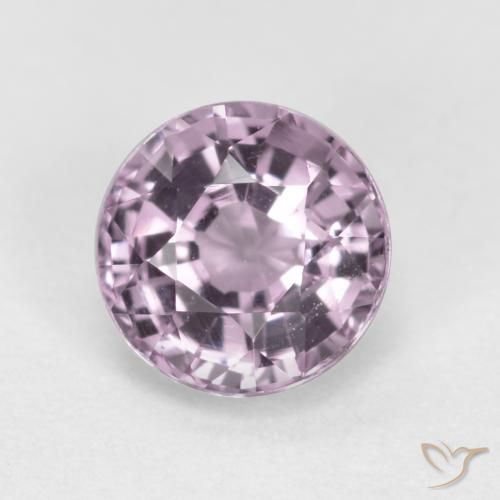 0.63ct طبيعي أرجوانى وردى رمادى الإسبنيل, دائري, قليلا جدا