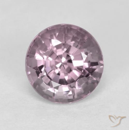 0.65ct طبيعي أرجوانى متوسط الإسبنيل, دائري, قليلا جدا