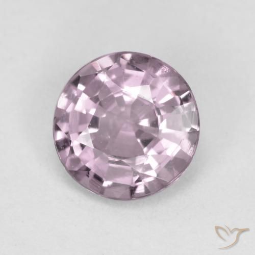 0.50ct طبيعي أرجوانى فاتح جدا الإسبنيل, دائري, قليلا جدا