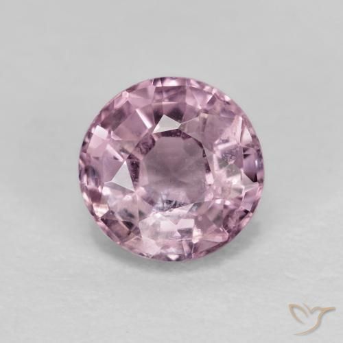 0.64ct طبيعي أرجوانى متوسط الإسبنيل, دائري, قليلا جدا