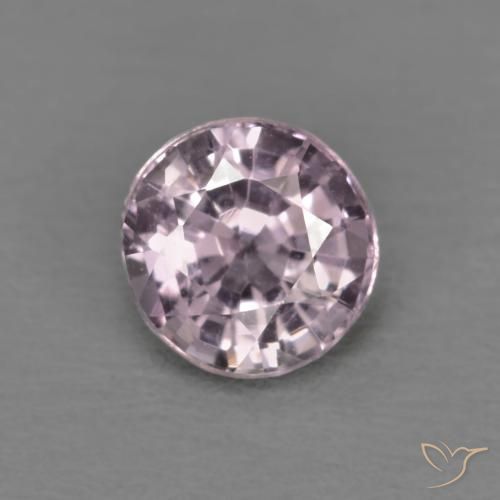 0.53ct طبيعي أرجوانى رمادى فاتح الإسبنيل, دائري, VVS-VS