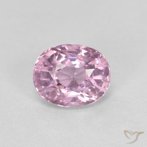 0.44ct طبيعي أرجوانى فاتح-متوسط الإسبنيل, بيضوي, قليلا جدا