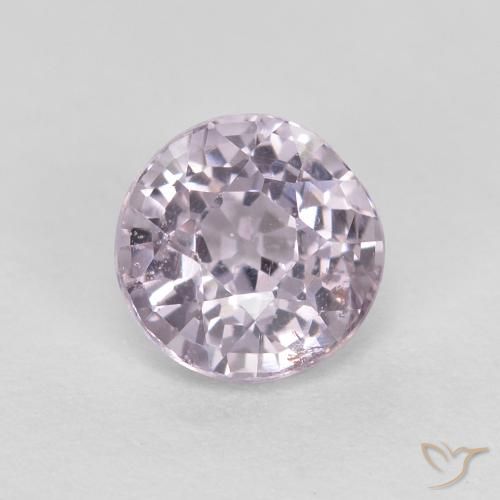 0.63ct طبيعي بنفسجى رمادى الإسبنيل, دائري, قليلا جدا