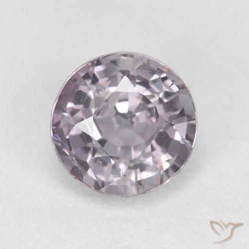 0.68ct طبيعي بنفسجى فاتح الإسبنيل, دائري, VVS-VS