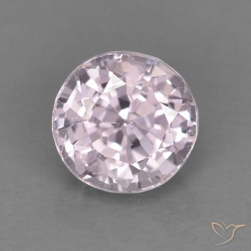0.57ct طبيعي أرجوانى وردى فاتح جدا الإسبنيل, دائري, VVS-VS