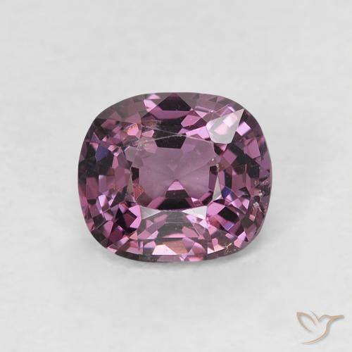 0.82ct طبيعي أرجواني غامق الإسبنيل, وسادة, VVS-VS